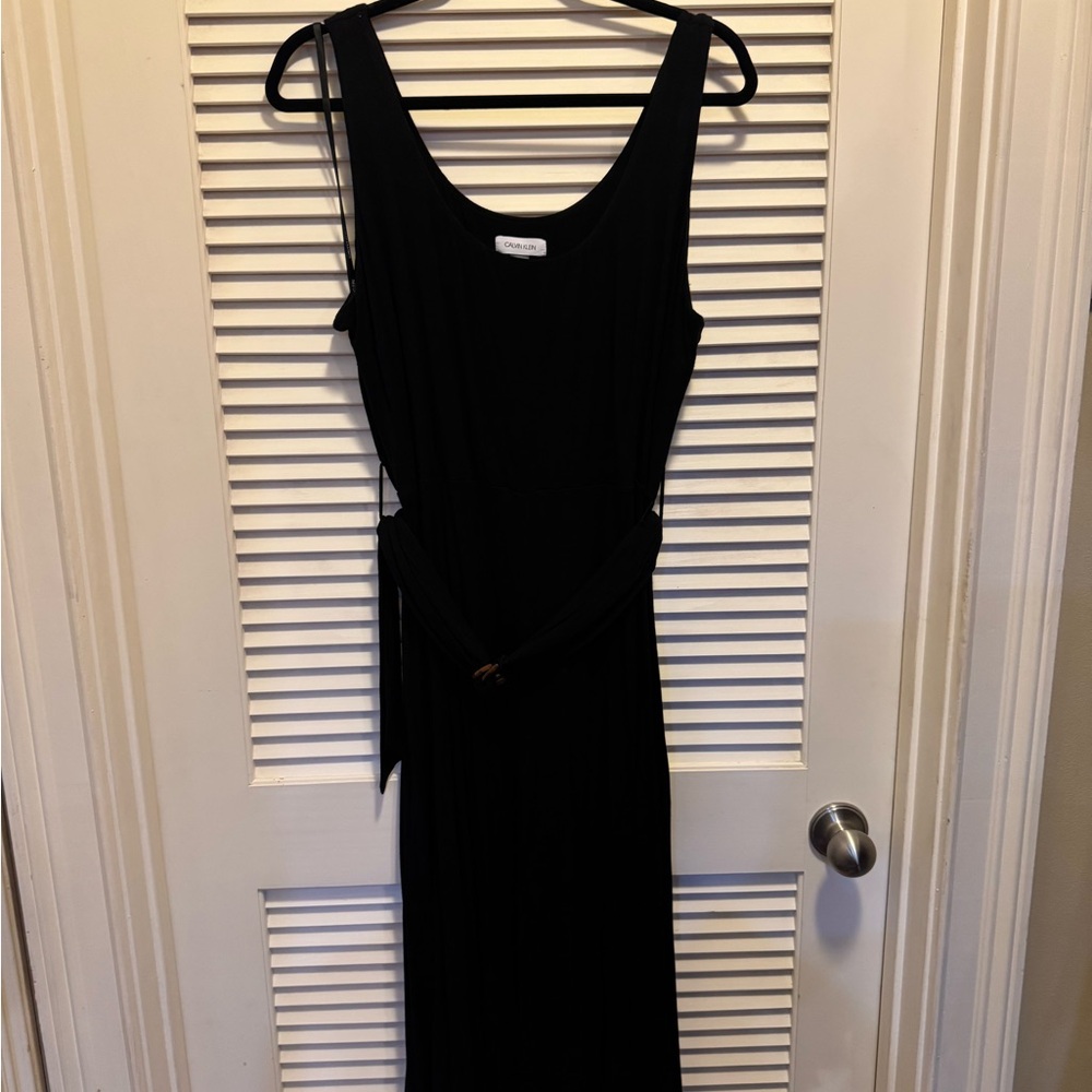 Calvin Klein Collection Black Midi Dress